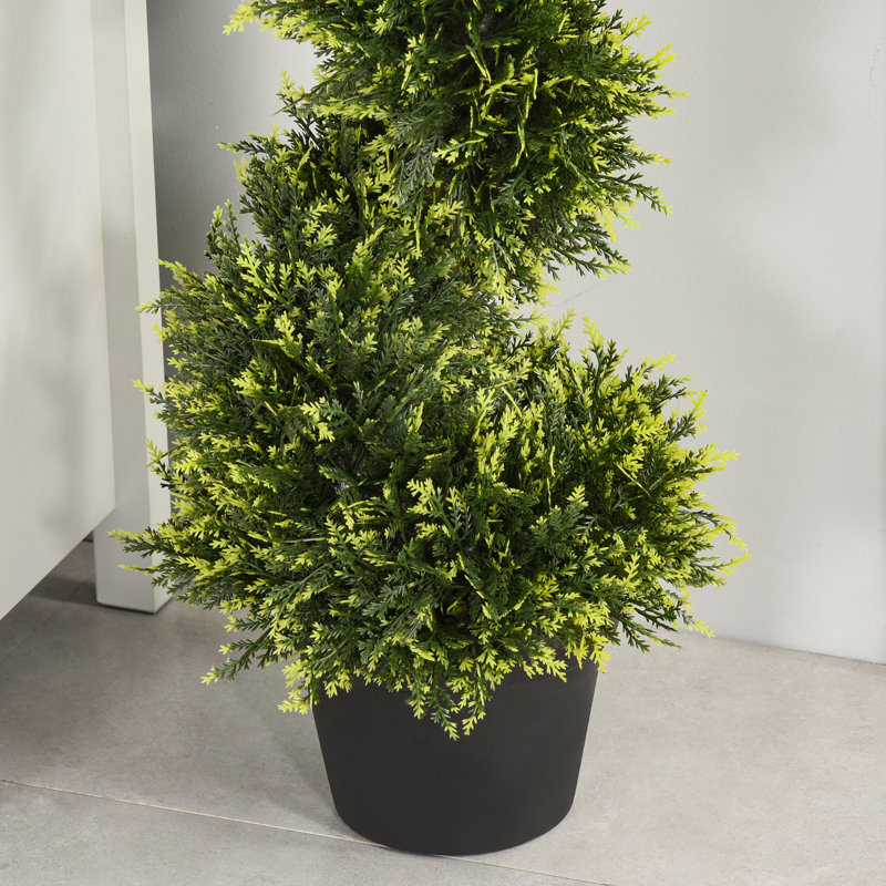 Charleston 90cm Faux Cedar Topiary in Pot