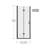 Goodyo 30"X 72" Pivot Bifold Frameless Glass Shower Door 1/4 Inch (6Mm) Tempered Clear Glass Swing Shower Panel In Black Finish, Reversible Installation-119015899