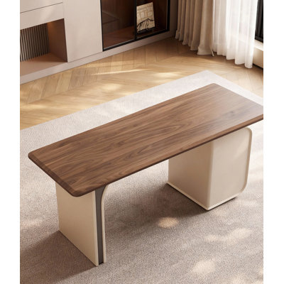 Modern Minimalist High-End Solid Wood Desk