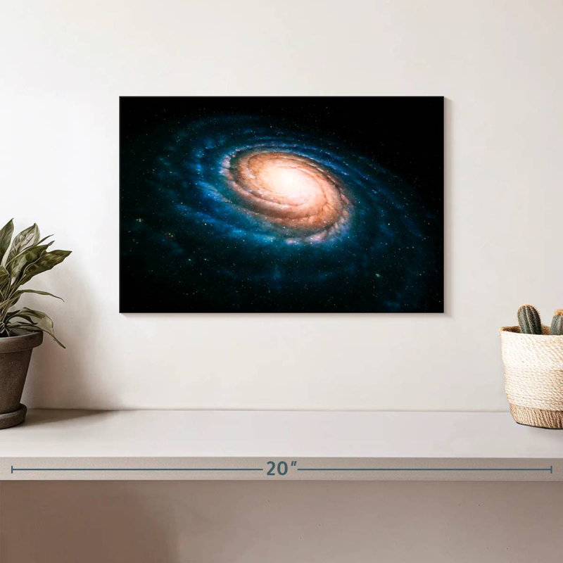 Oberle Spiral Shaped Galaxy, 8" H x 12" W