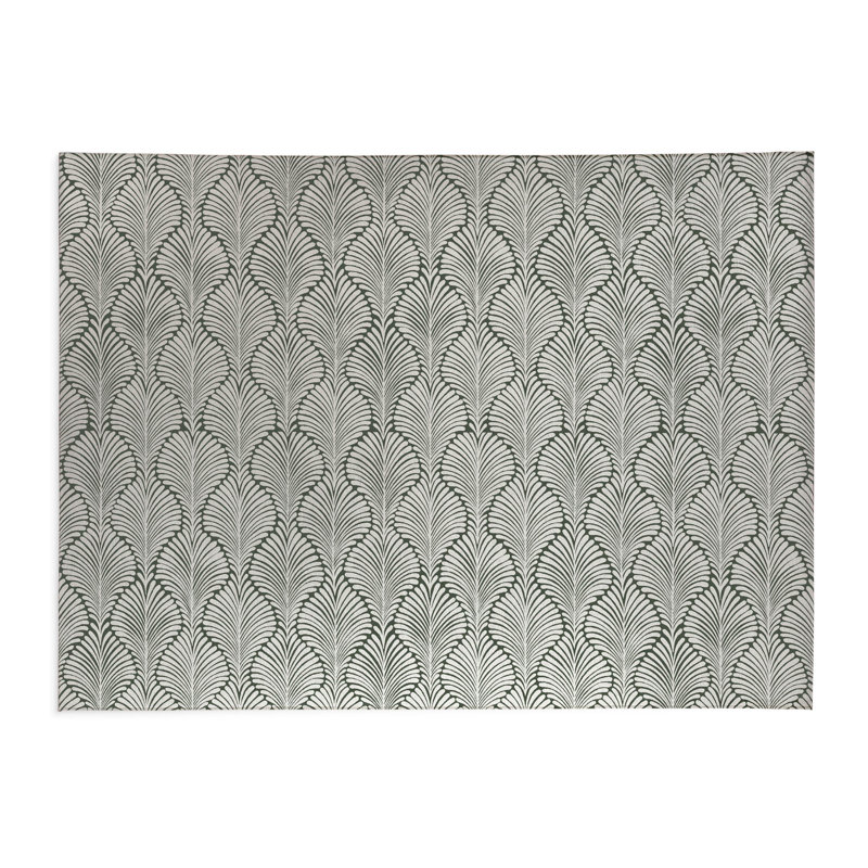 Elegant Palms Chimi Indoor Doormat, 60" W x 84" L, Green