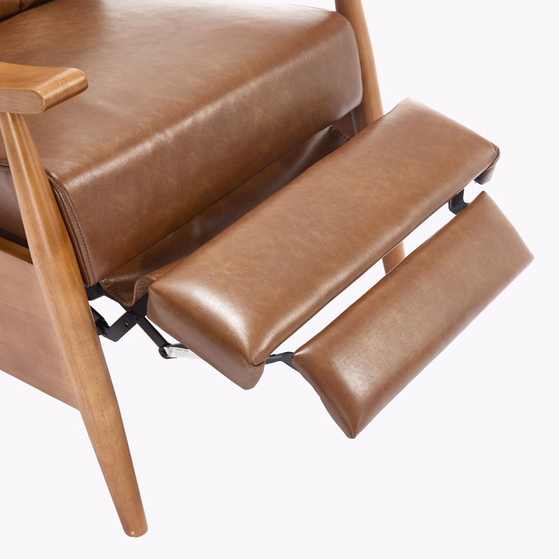 Fauteuil inclinable manuel, Marron clair