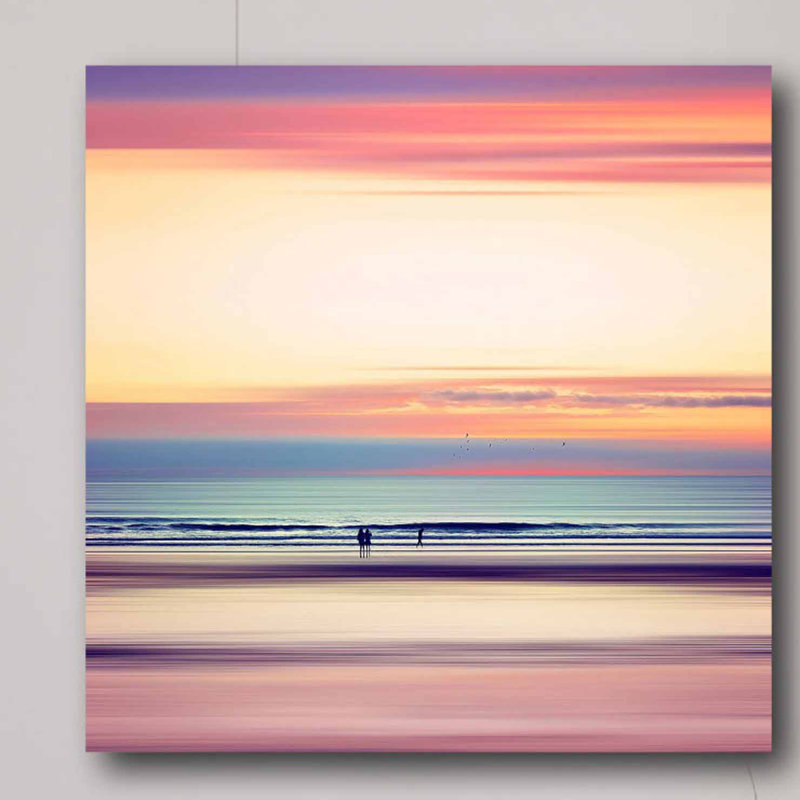 « pastels horizons », impression sur toile