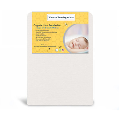 Lattingtown Greenguard Gold Certified 2 Stage Mini Crib Rectangle Mattress