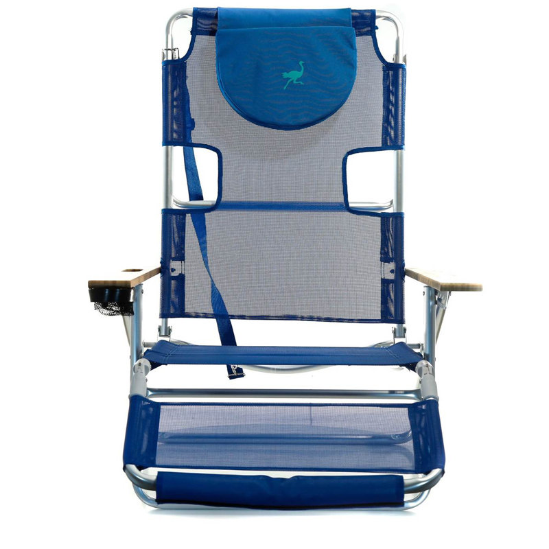 Folding Beach Chair, Blue