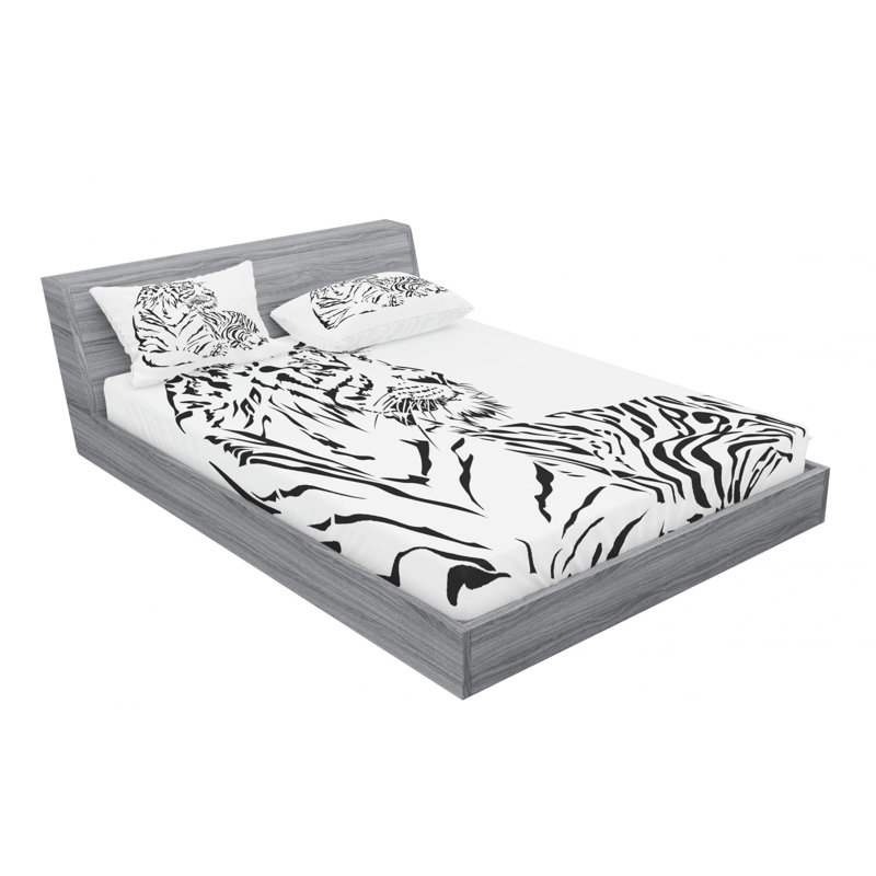 Microfiber Sheet Set, Full Sheet Set with Fitted Sheet