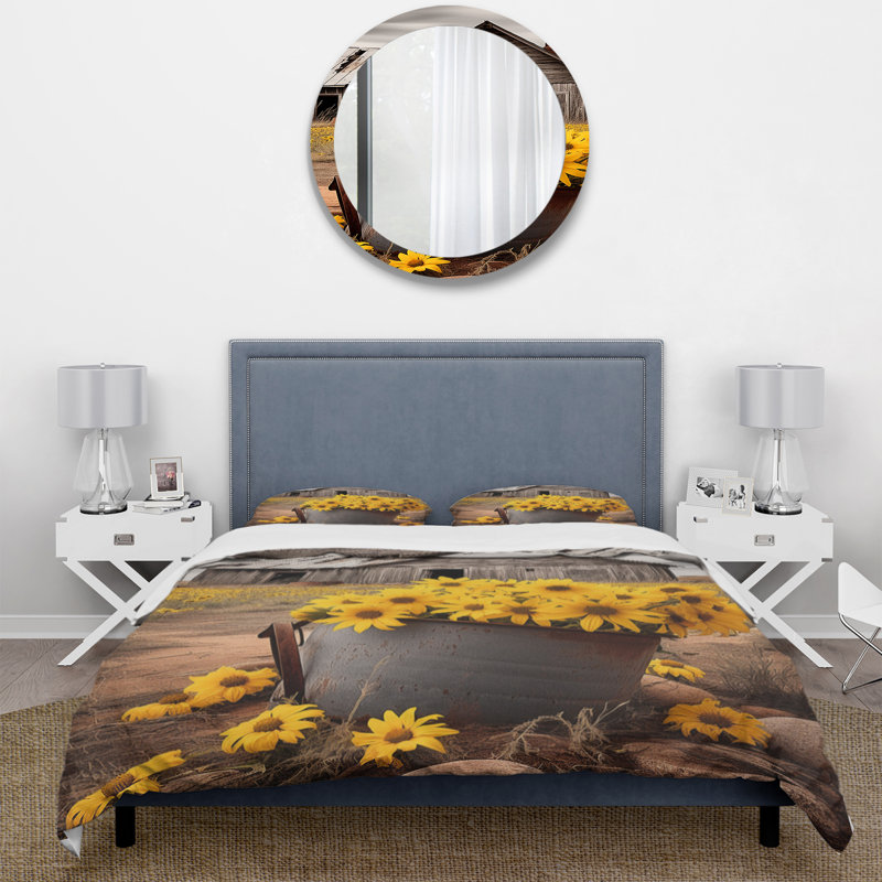 Ensemble de housse de couette en microfibre / polyester Farmhouse Timeless Charm I Bedding