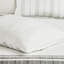 Édredon très grand - coton blanc / gris pour décor de chalet 6 pièces gris / blanc pour chambre à coucher Elegance