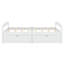 Lit plateforme simple équipé de deux tiroirs de rangement-419419332