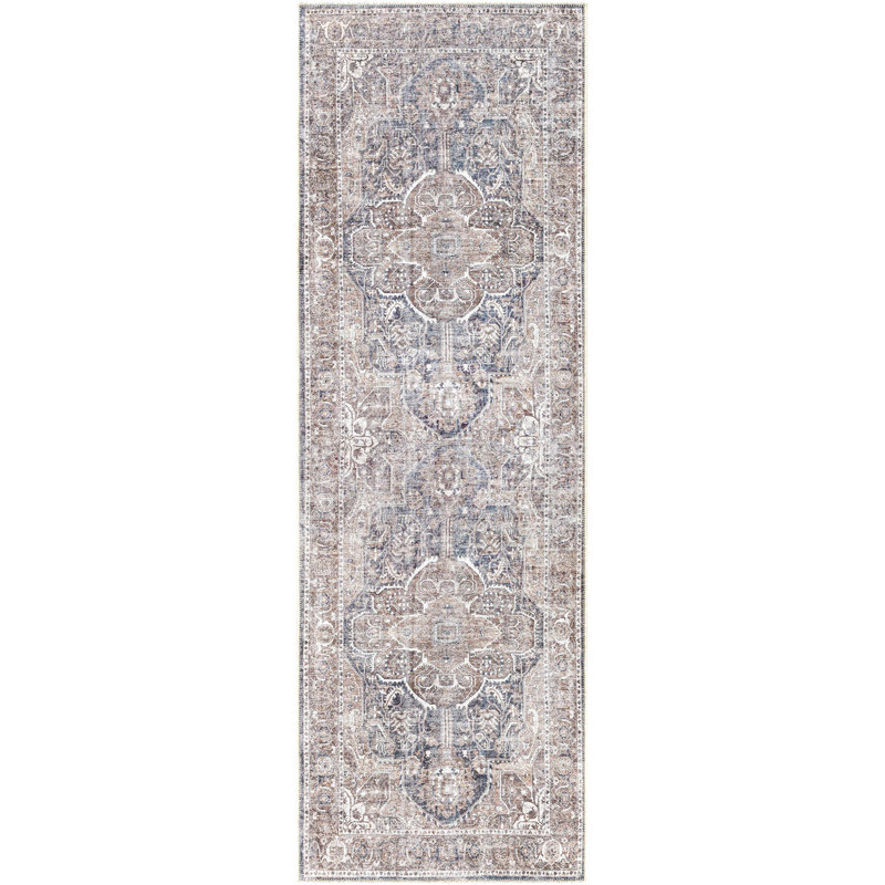 Glendale Heights Washable Oriental Indoor Rug, Runner 2'7" x 7'10"