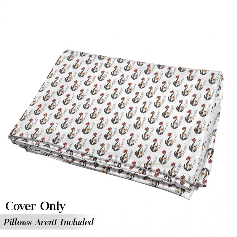 Housse de coussin d'extérieur Fleurs sur branches, H 2 po x l 27 po x P 88 po