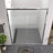 56 - 60" Width Finished Double Sliding Glass Shower Enclosure With Tempered Glass, Easy To Install And Rust In Bathroom Adjustable 1/4"  6Mm  Waterproof For