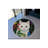 Modern Decorative Carpet With Flower Detailed White Cat Pattern-1636323993