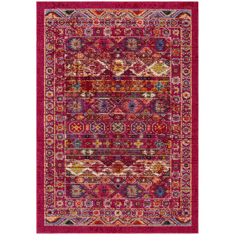 Gutierez Performance Southwestern Rug, Rectangle 4' x 6'