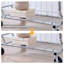 Portant à vêtements robuste double 800 lb avec tablettes