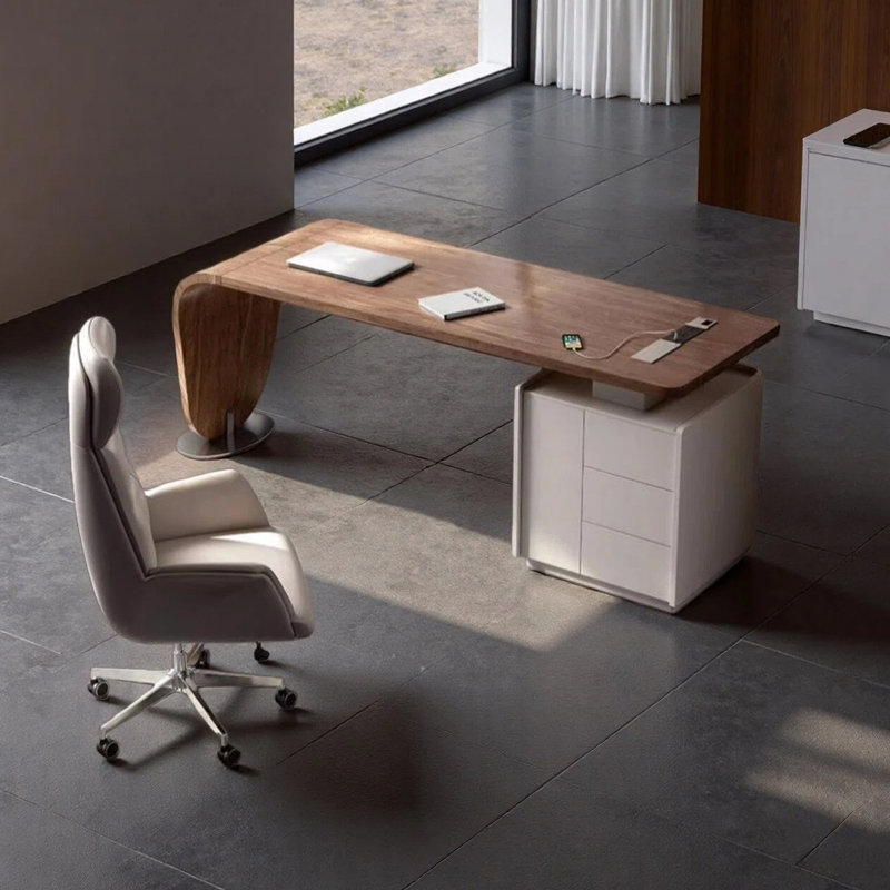 Bureau moderne haut de gamme, H 29,53 po x l 62,99 po x P 27,56 po