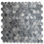Bardiglio 11" x 11" Marble Honeycomb Mosaic Wall & Floor Tile
