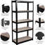 Vida Adjustable Height Shelving Unit-19298067-19298068