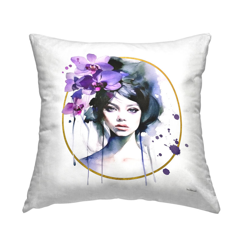 Floral Throw Pillow