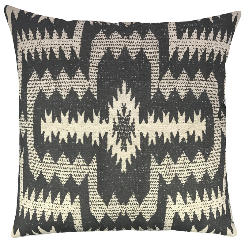 Cotton Reversible Throw Pillow