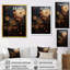 "Abstraction en spirale dorée et noire"-941960173-941960174