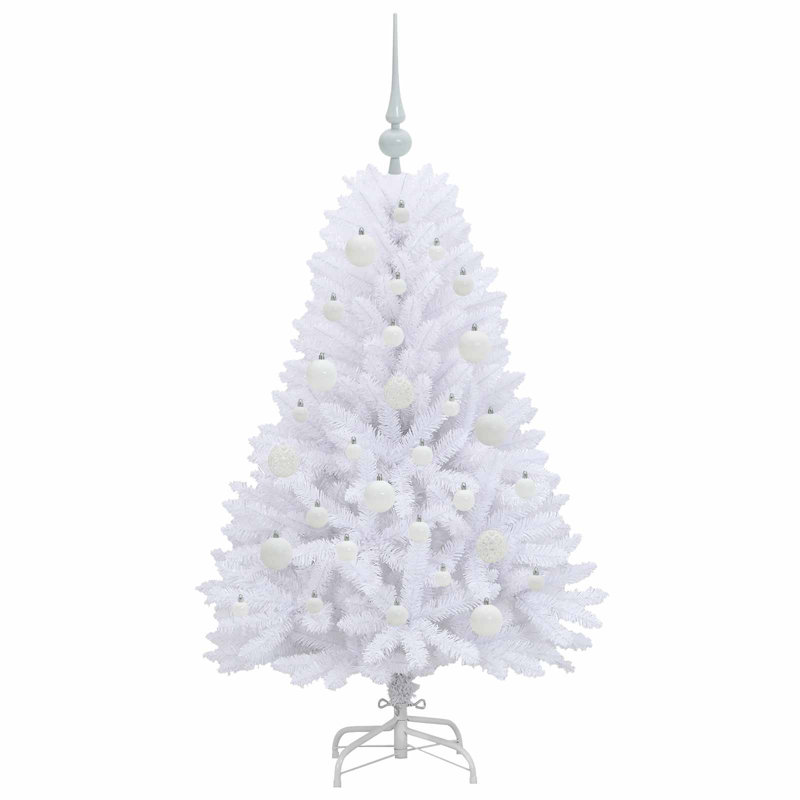 3.94' H Lighted Artificial Christmas Tree, White