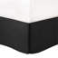 Ensemble d'édredon et de draps 7 pièces en microfibre sarcelle / noir à motif TG - noir, 7 po