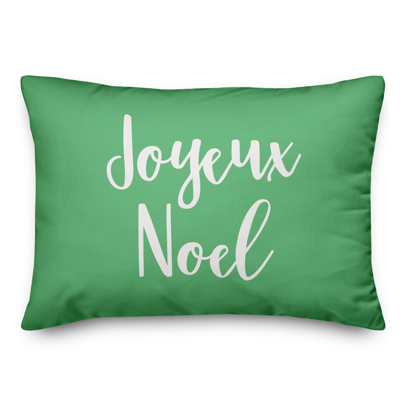  Coussin Joyeux Noel, Vert clair