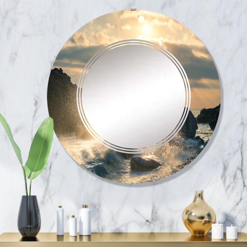 Miroir de salle de bain sans cadre, 32 po x 32 po
