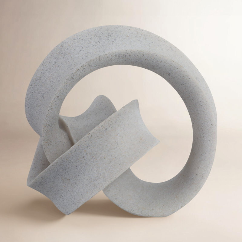 Petite statuaire 8 po Menen, Gris