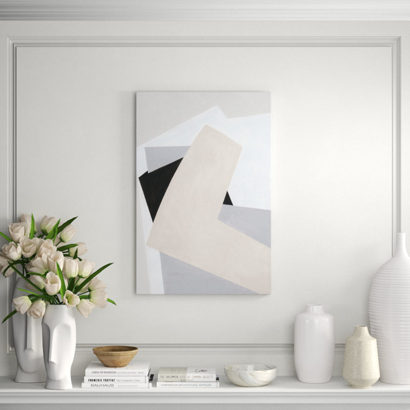 Path On Shapes I Print by Bobby Berk, 36" H x 24" W, Image Brush Gel