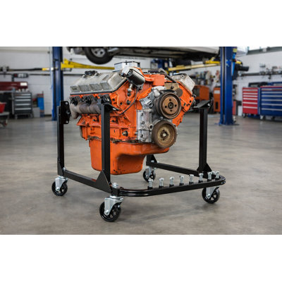 Lifesky 750lbs Heavy-duty Engine Cradle: Steel Motor Stand With 4 Swivel Casters - 360-degree Maneuverability For Bb-chevy & Gen-1 Sb-chevy Engines - Industrial-grade Welding & Easy Assembly