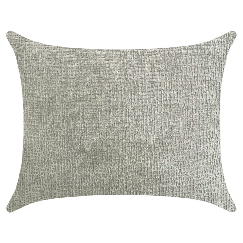 Rectangular Pillow Cover & Insert, 18" x 22", Silver