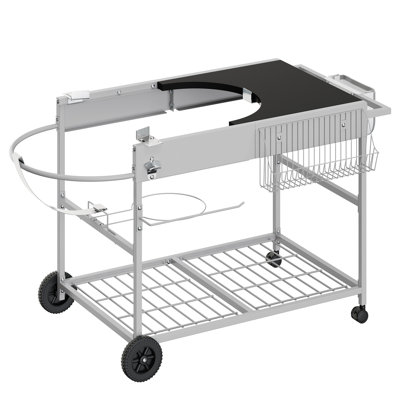 Chariot / table de barbecue d'extérieur