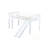 Twin Size Low Loft Bed with Slide, Ladder and Safety Guardrails-799108609