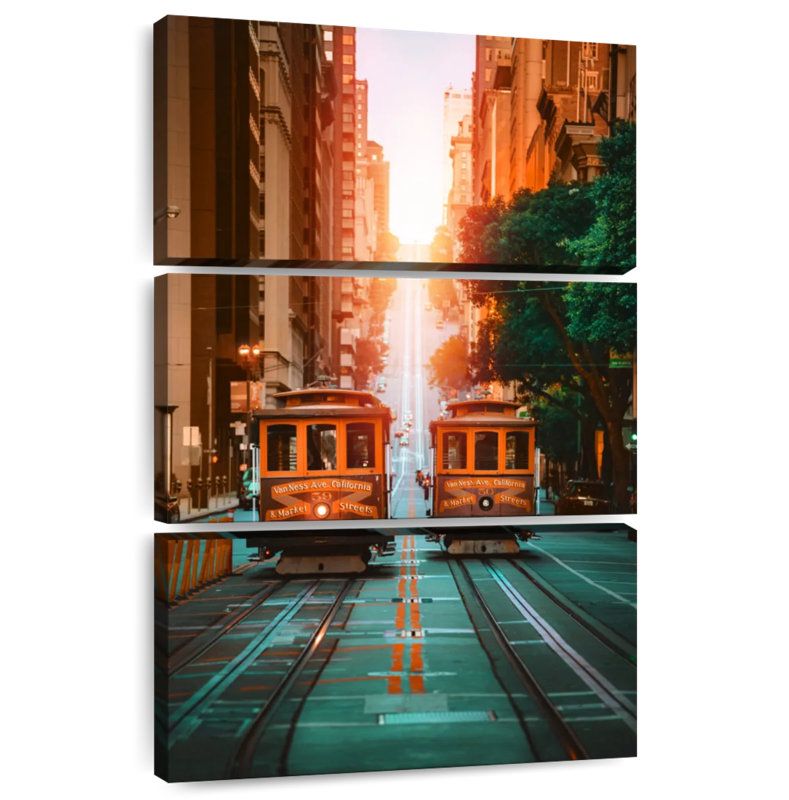 Nicci Trams In San Francsico, 57" H x 36" W