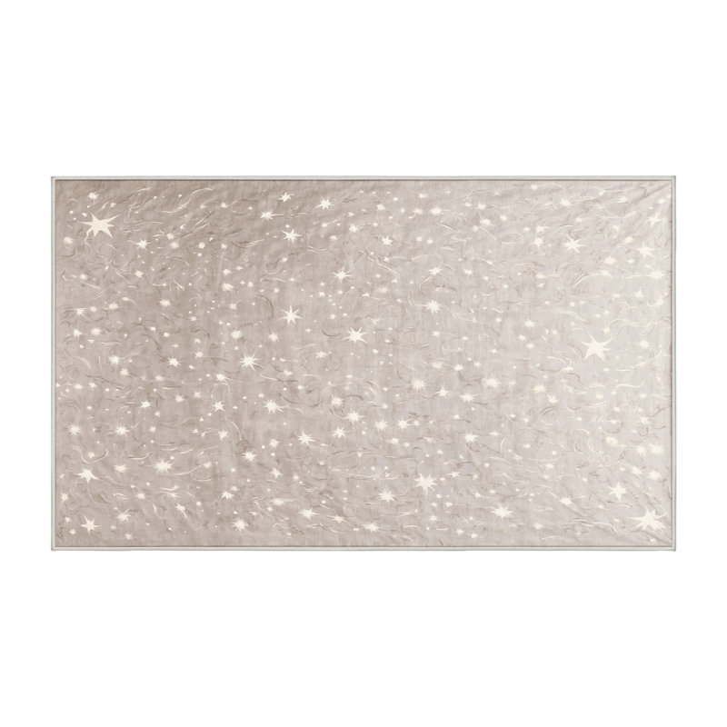 Tapis beige lavable à la machine, Tapis de couloir 2 pi x 4 pi