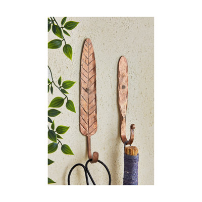Forged Leaf Wall Hook