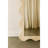 Deniz 35 in. x 79 in. Natural Stone Marble Scallop Framed Mirror