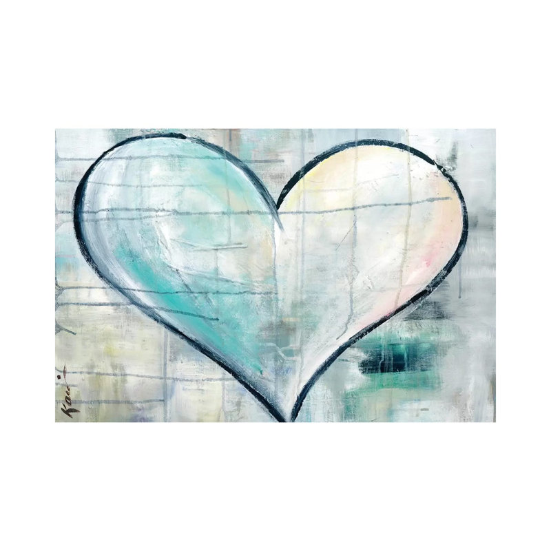 Look Of Love by Kami Lerner - Wrapped Canvas Painting, 66.04 cm H x 45.72 cm W x 1.91 cm D