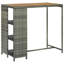 Sabato Rectangular Metal Outdoor Bar Table , 120cm cm W 60cm cm D-577912885