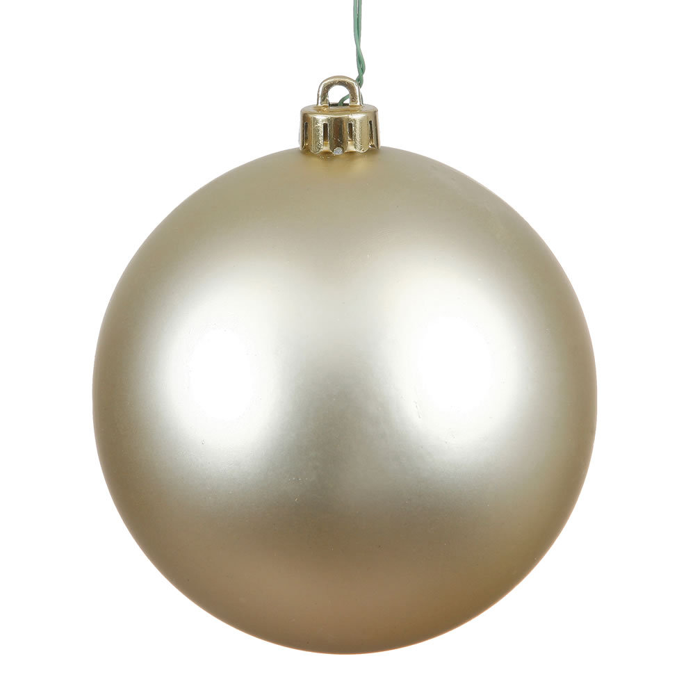Shatterproof Bauble, 2.4'' H X 2.4'' W X 2.4'' D, Champagne