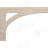 Embossed Oak Right Hand Stair Bracket