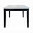 ACME Nolan Dining Table, White Nature Marble Top & Salvage Dark Oak
