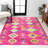 Blairsville Tribal Love Geometric Pink/Multi Rug-468843179