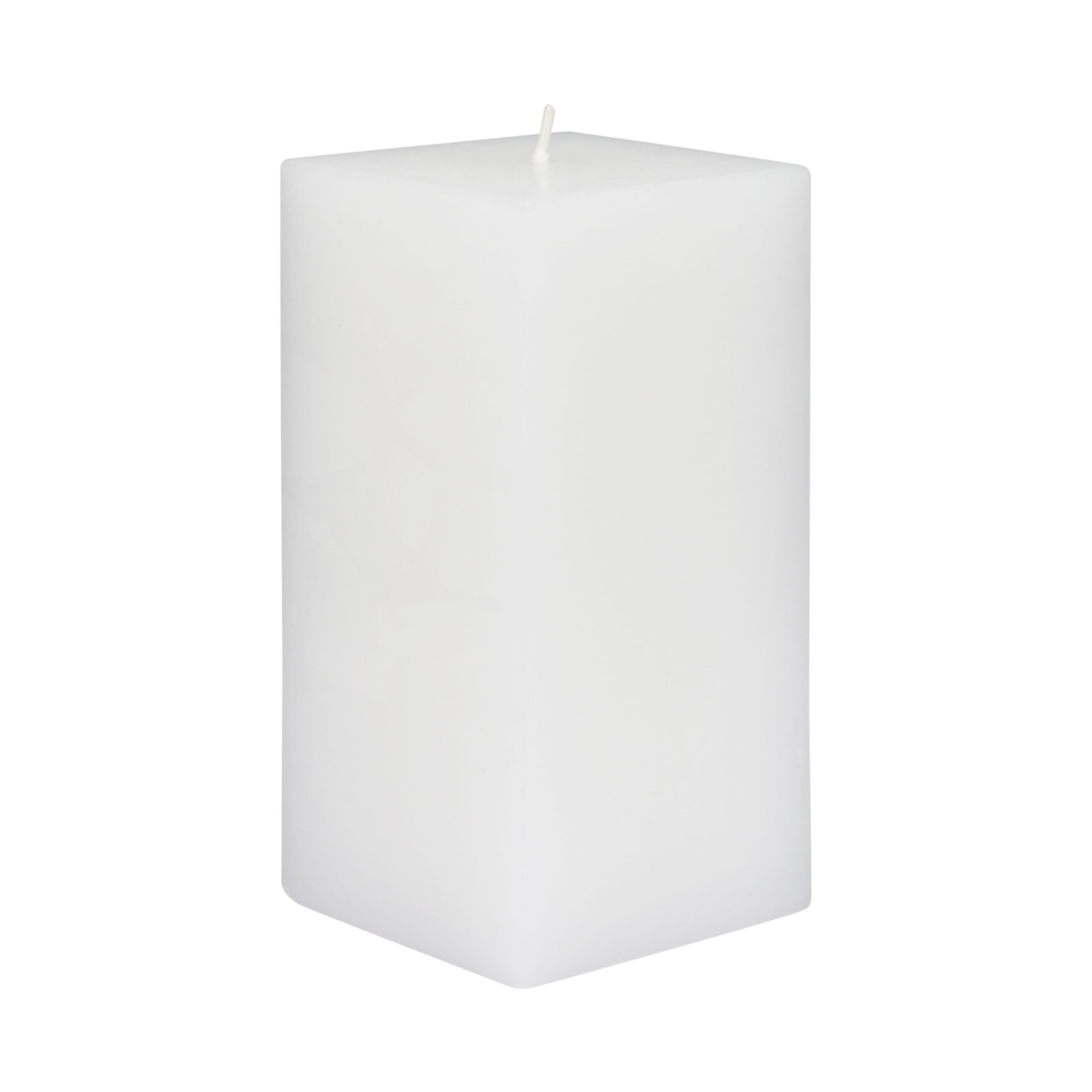 Citronella Pillar Candle, White, 6" H x 3" W x 3" D, 1 Candle