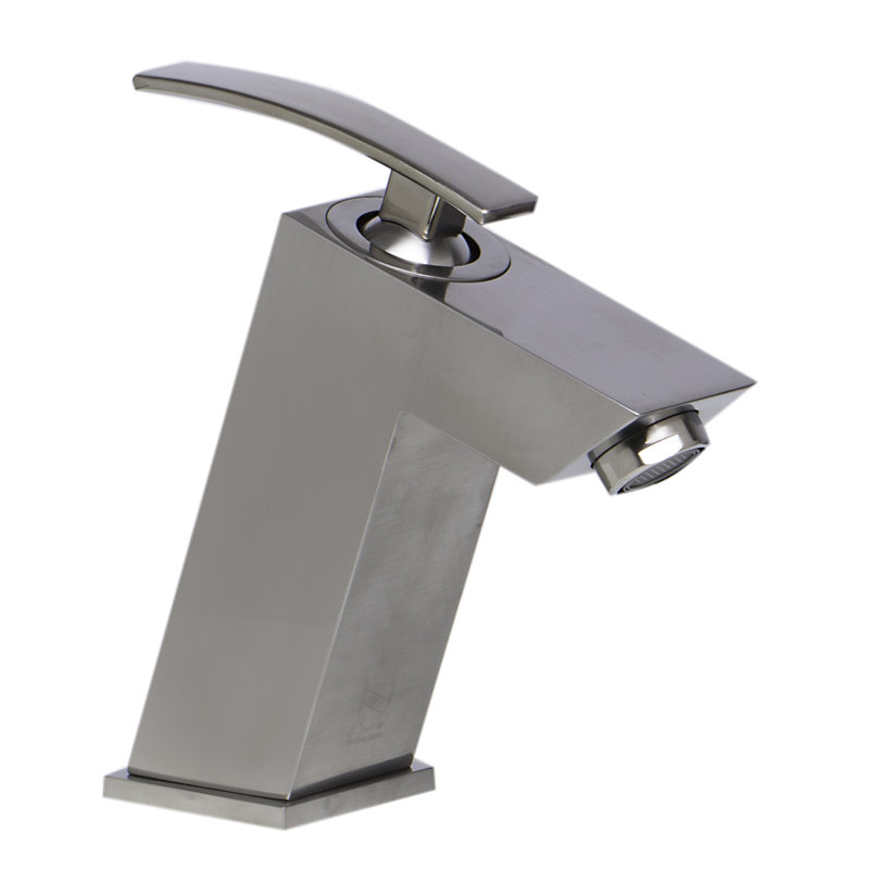 Single-Hole Single-handle Bathroom Faucet, Brushed Nickel