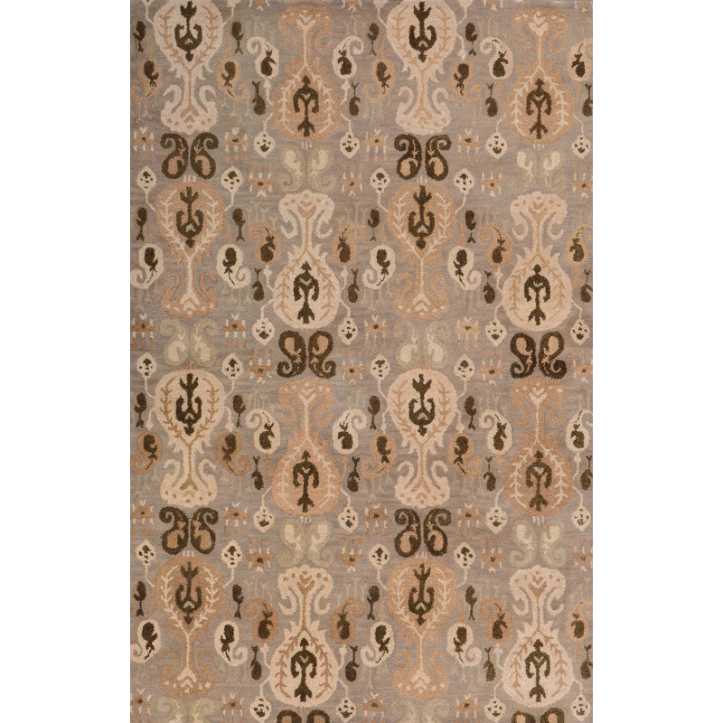 Acaia Wool Paisley Indoor Rug, Rectangle 8' x 11'