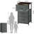 3Drawer Dresser with Removable Fabric Bins MultiFunctional Storage Organizer for Bedroom Living Room Closet Entryway Hallway Laundry Room Wood Grain Print Easy Assembly SpaceSavin-728286700