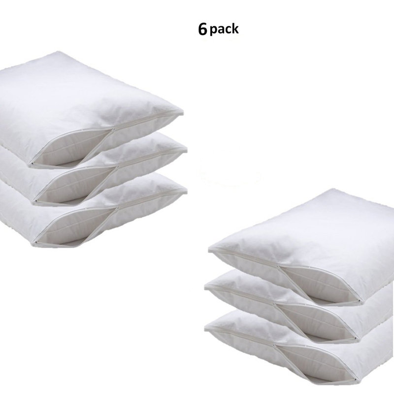 Protecteur de coussin à fermeture éclair en coton canadien